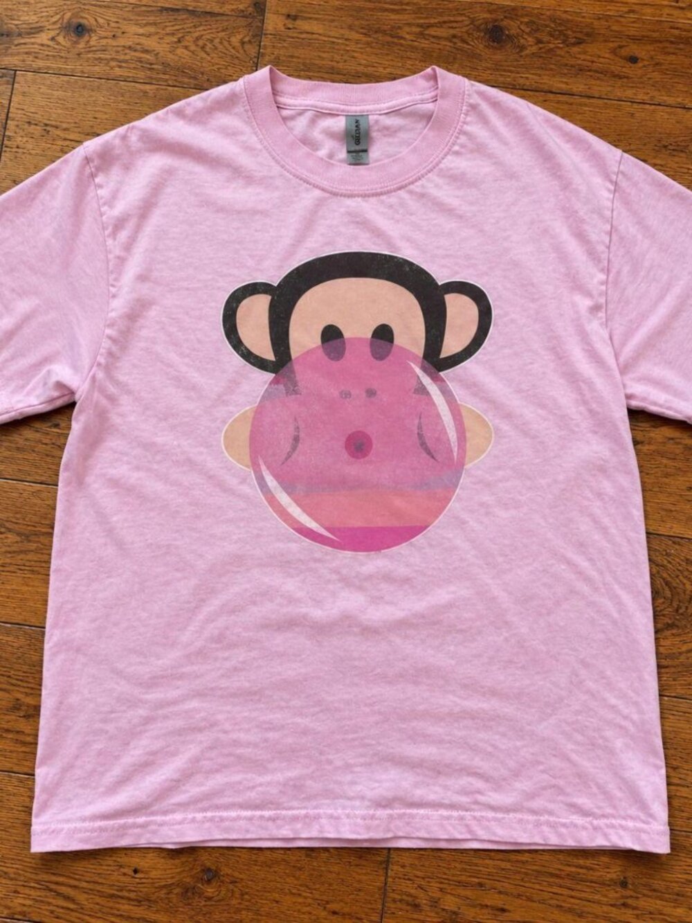 Paul Frank Julius Bubblegum Graphic Tee Pink Shirt